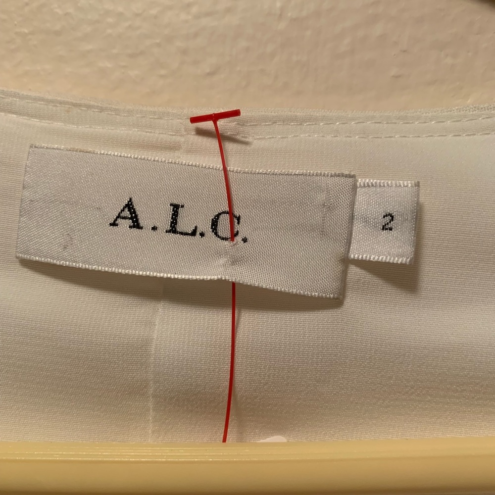 ALC Carter Zip Front Crepe Dress - Picture 3 of 9